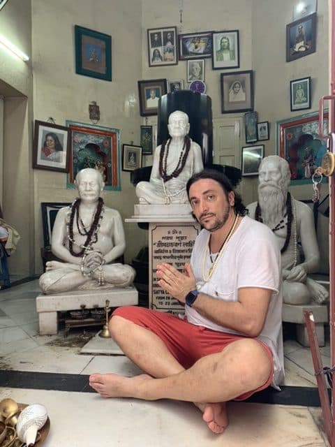 Davide R. Diesi (Swami) nella Casa di Lahiri Charan Mahasaya | 2019