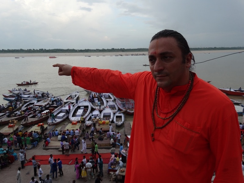 Davide R. Diesi (Swami) escursione sul Gange a Varanasi