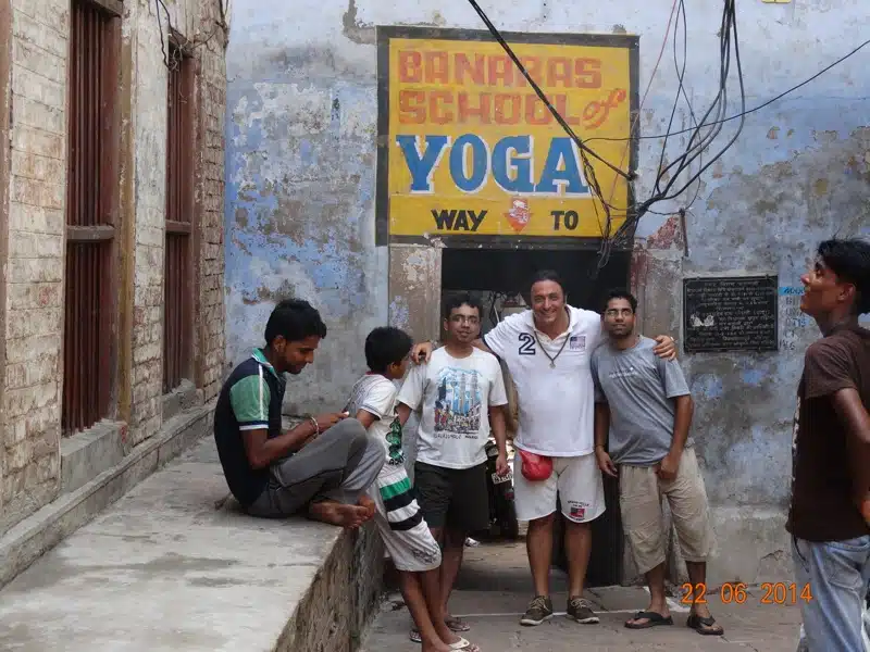 Davide Russo Diesi durante gli studi a Benares | VARANASI 2014