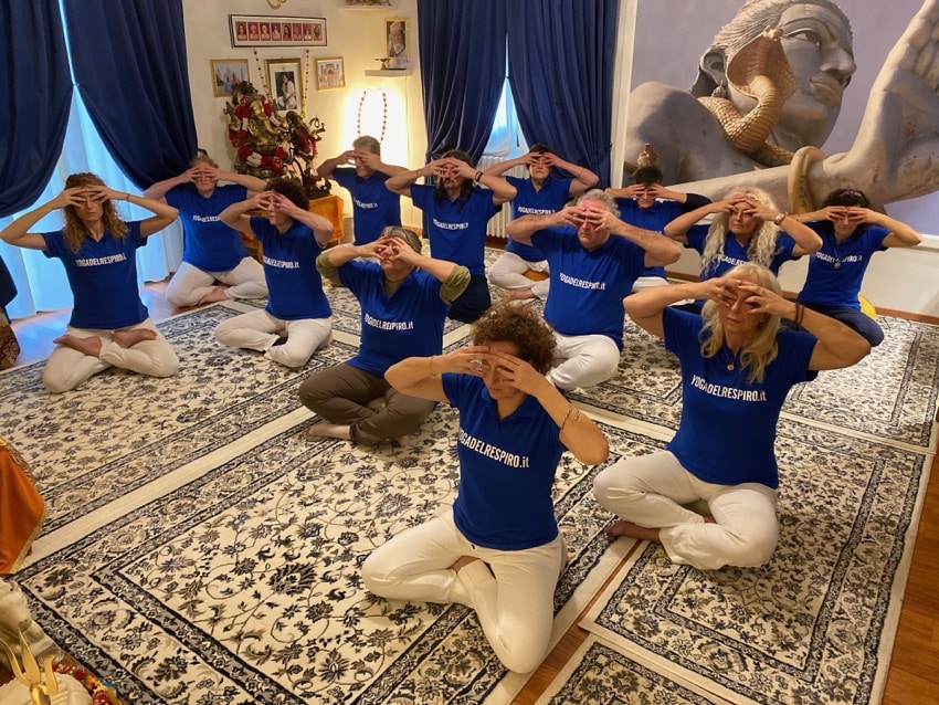 Allievi 1°Classe Yoga del Respiro di Davide R. Diesi